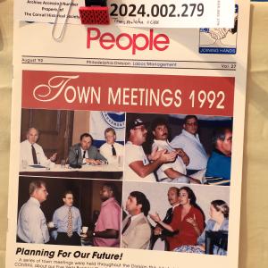 Conrail People, Phildelphia Division Labor/Management team, August 1992 DEACCESSION