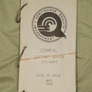ZTS Maps, Pittsburgh Division, May 1992