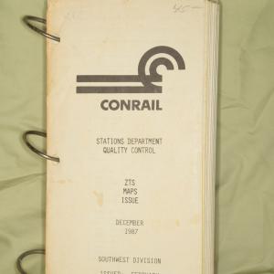 ZTS Maps, Southwest Division, December 1987 (issued February 1988)