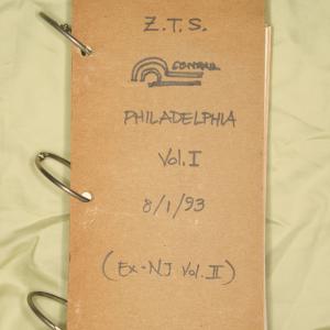 ZTS Maps, Philadelphia Division, Vol. 1, August 1993