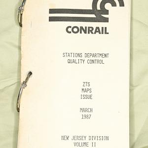ZTS Maps, New Jersey Division, Vol. 2, March 1987