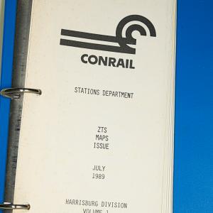 ZTS Maps, Harrisburg Division, Vol. 1, July 1989