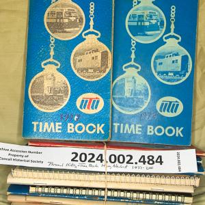 Timebooks for Conductor H.H. Neubert, 1977-2011