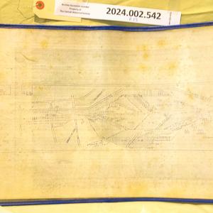 Track Plan for Customers in Zone D, Collinwood OH, 1965-05-27