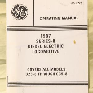GE Operating Manual Series-8 Diesel-electric Locomotives