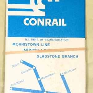 Morristown Line, Montclair and Gladstone Branches public timetable 1978-03-05