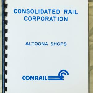 CR Altoona Shops map guide and descriptions