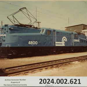 Color photo locomotive CR GG1 #4800