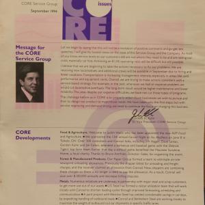 News from Conrail's Core Service Group, September 1994