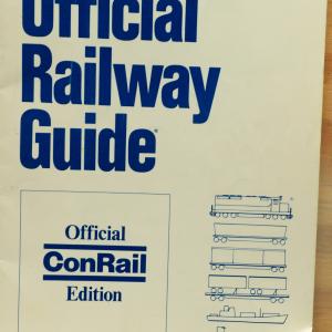 Official Railway Guide, April 1976, Conrail edition