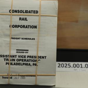 CR Freight Schedules, issued 1993-07-01