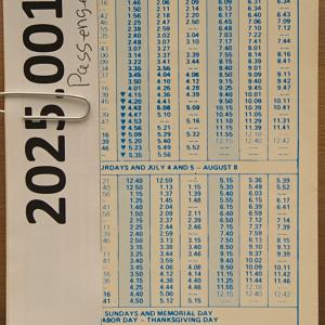 CR passenger schedule ex-RDG Jenkintown/Glenside lines 1976-06-01