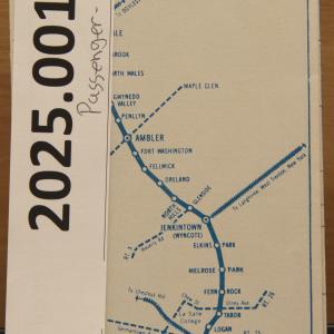 CR schedule ex-RDG Lansdale line June 1976