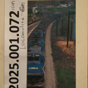 CR Locomotive Data booklet July 1986