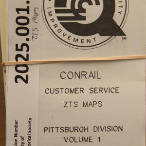 Pittsburgh Division ZTS maps, Vol. 1, December 1993, includes MGY Zone 70