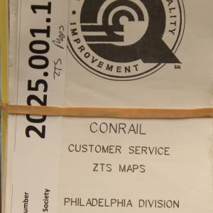 Philadelphia Division ZTS maps, Vol. 3, April 1994