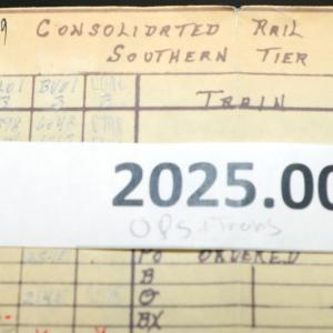 Southern Tier Train Dispatcher Sheet 1989-06-14