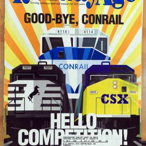 Railway Age June 1998, Goodbye Conrail article