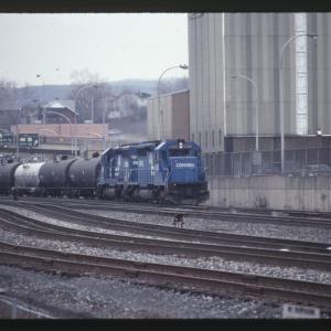 Photo of Conrail SD40-2s in 6364 and 6388 Downtown Altoona PA
