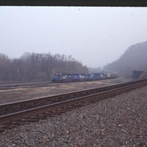 Photo of Conrail SD40-2 Leading a Train in Marysville PA