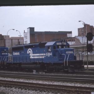 Photo of Conrail SD40-2s in 6364 and 6388 Downtown Altoona PA