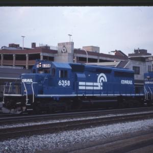Photo of Conrail SD40-2 6358 in Altoona PA