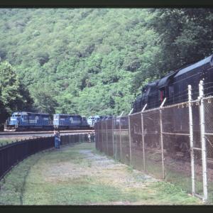 Photo of EMD SD40-2 6485 in Altoona, PA on 7/15/1981