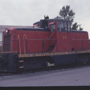Photo of GE 44 Ton 33 in Strasburg, PA on 7/11/1982