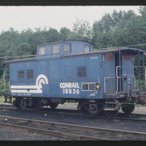 Photo of N4A Class Caboose 18836 in Niles, OH on 8/17/1980