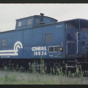 Photo of N4A Class Caboose 18836 in Niles, OH on 8/17/1980