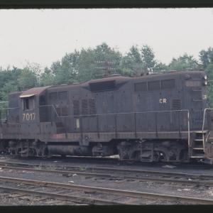 Photo of EMD GP9 7017 in Niles, OH on 8/17/1980