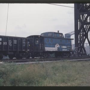Photo of N5C Class Caboose 23122 in Cleveland, OH on 9/6/1980