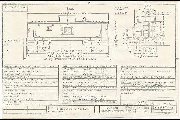 Caboose Diagram: N8A