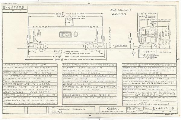 Caboose Diagram: N12