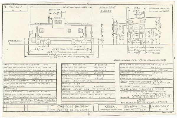 Caboose Diagram: N20