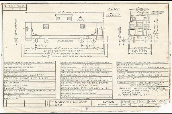 Caboose Diagram: NE6