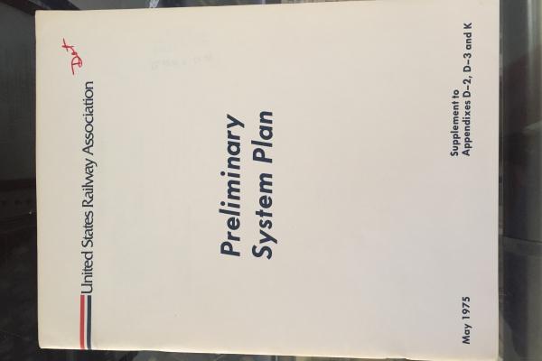 Preliminary System Plan, Supplement to Appendixes D-2, D-3 and K, May 1975