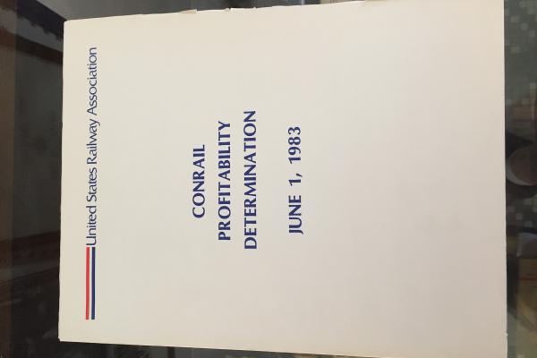 Conrail Profitability Determination, June 1, 1983