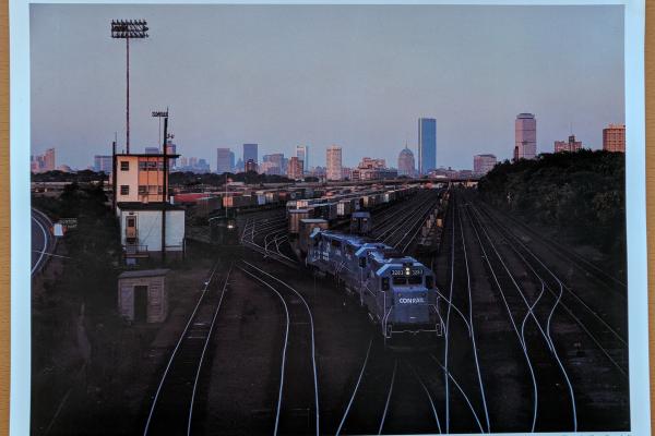 Promotional photo: Conrail GP40-2 - Leaving Beacon Park Yard, Massachusetts