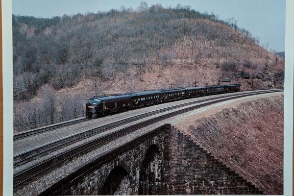 Promotional photo: COnrail Business Car Train, Mineral Point, Pennsylvania