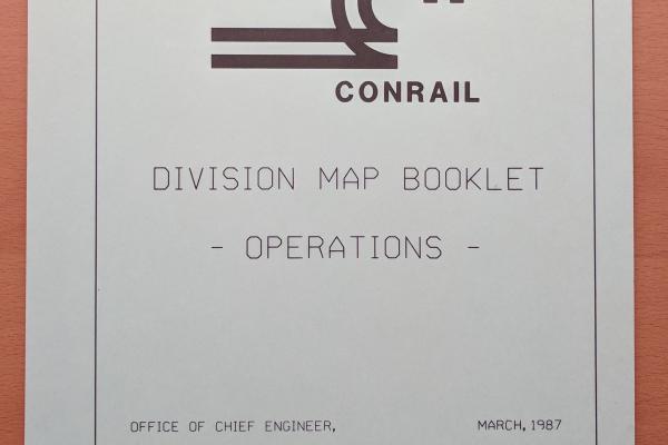 Division Map Booklet March 1987