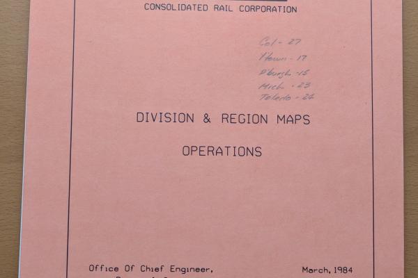 Division & Region Maps Operations March 1984