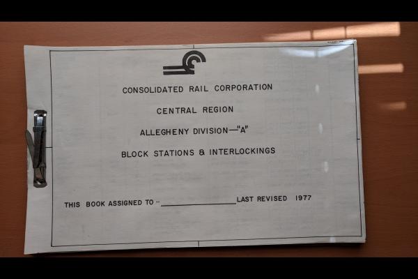 Central Region Allegheny Division - A Block Stations & Interlockings Book of Drawings Last Revised 1977