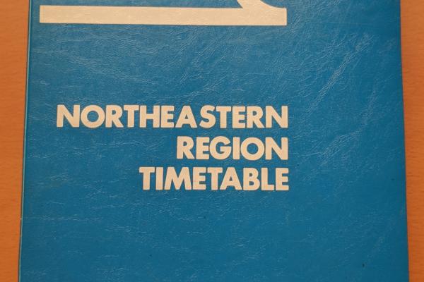 Conrail Northeastern Region Employee Timetable, 1999-01-15, No. ??