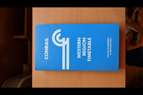 Conrail Western Region Employee Timetable, 1978-04-30, No. 1