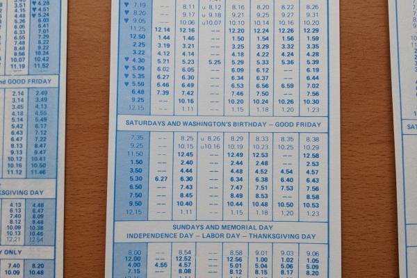 Conrail and SEPTA Schedule - Fortuna, Colmar, Link Belt, Chalfont, New Britain, Delaware Valley College, Doylestown, and Philadelphia - 1977-10-30