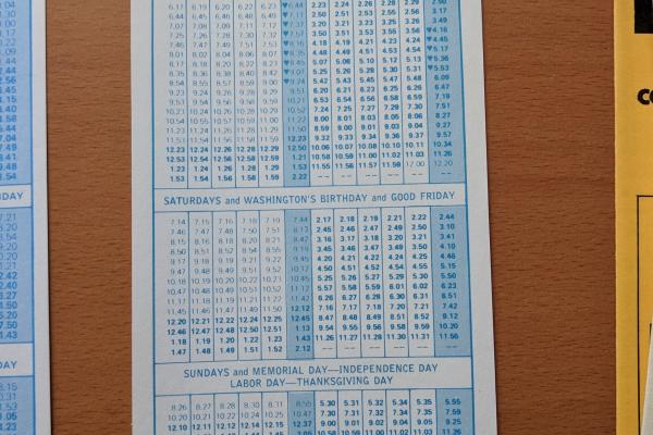 Conrail and SEPTA Schedule - Chestnut Hill, Gravers, Wyndmoor, Mt. Airy, Sedgwick, and Philadelphia - 1977-10-30