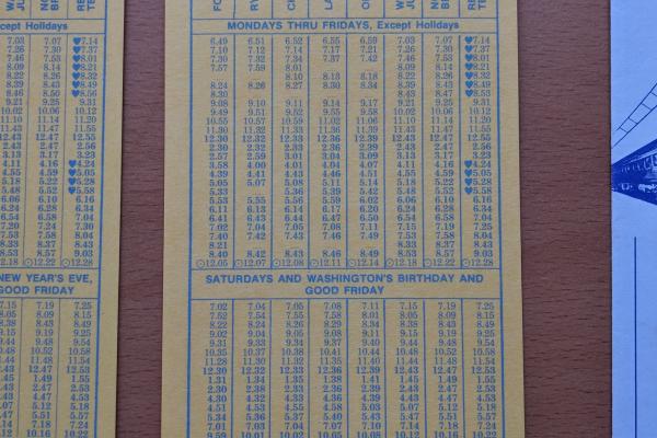 Conrail and SEPTA Schedule - Olney, Lawndale, Cheltenha, Ryers, Fox Chase, and Philadelphia - 1979-06-01