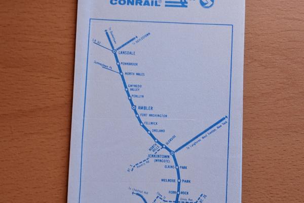 Conrail and SEPTA Schedule - Lansdale and Philadelphia - 1977-10-30
