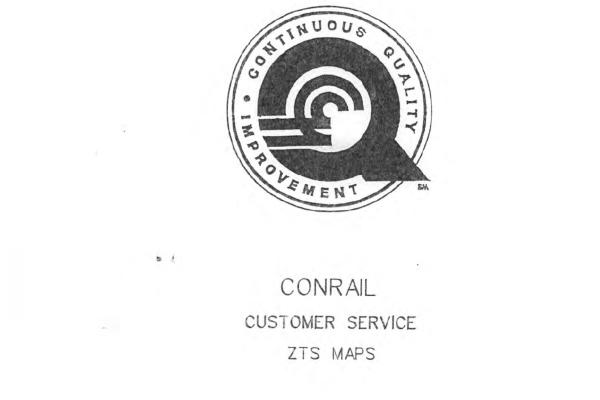 ZTS Maps, Albany Division, Vol. 1, April 1994